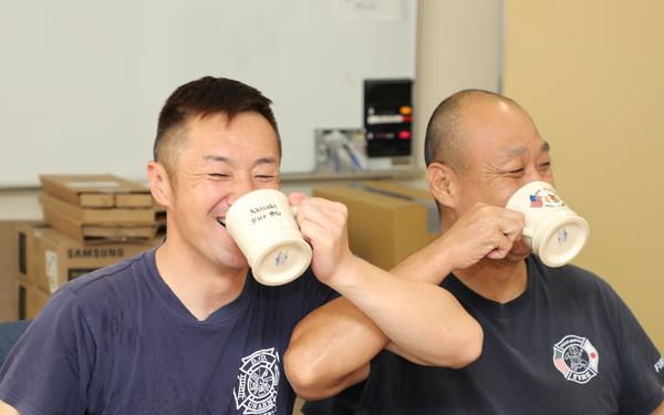 Kure fire dispatcher shares passion for coffee to bring team closer
