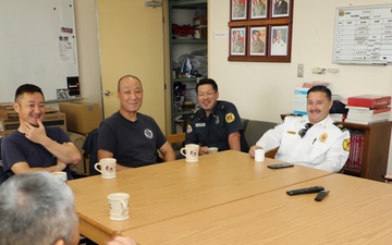 Kure fire dispatcher shares passion for coffee to bring team closer