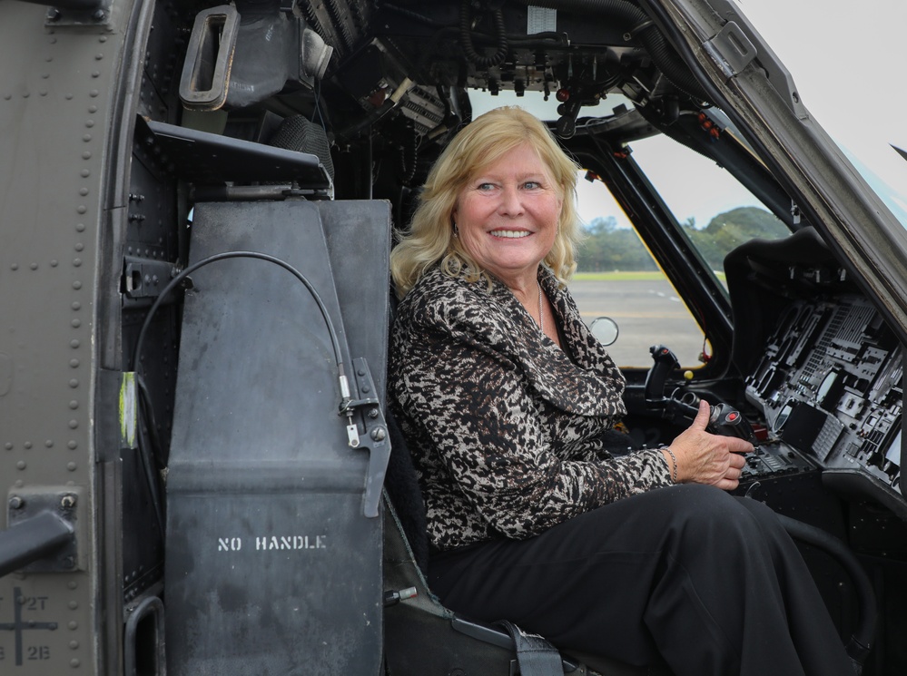 Former Camp Zama resident reconnects with her past during installation tour