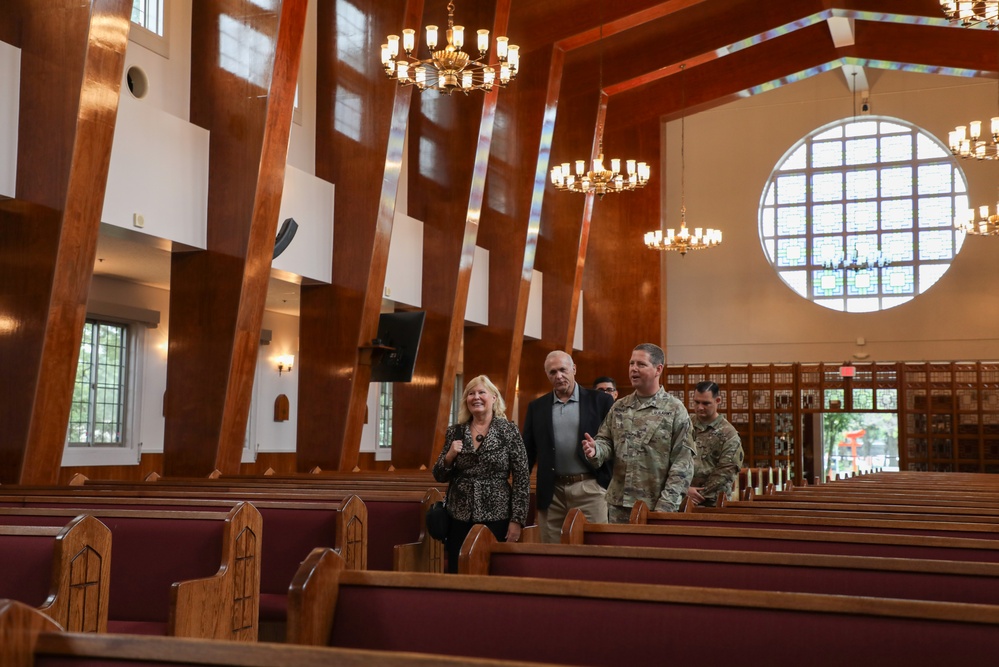 Former Camp Zama resident reconnects with her past during installation tour