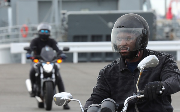 USAG Japan revives motorcycle safety program to train more riders
