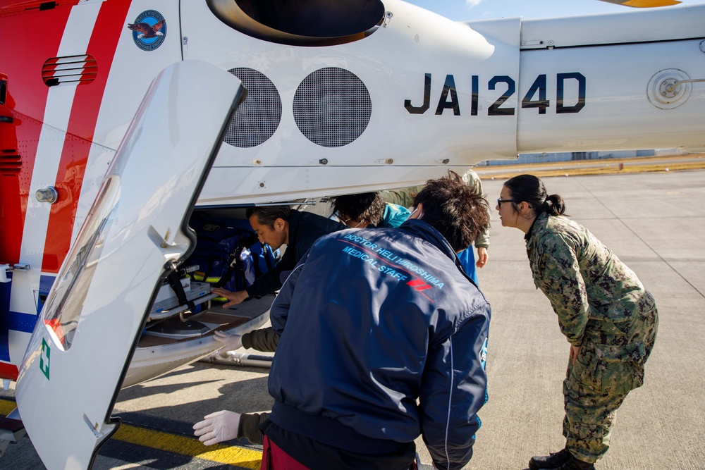 MCAS Iwakuni BHC conducts a simulated neonatal medevac with Hiroshima Prefectural Hospital