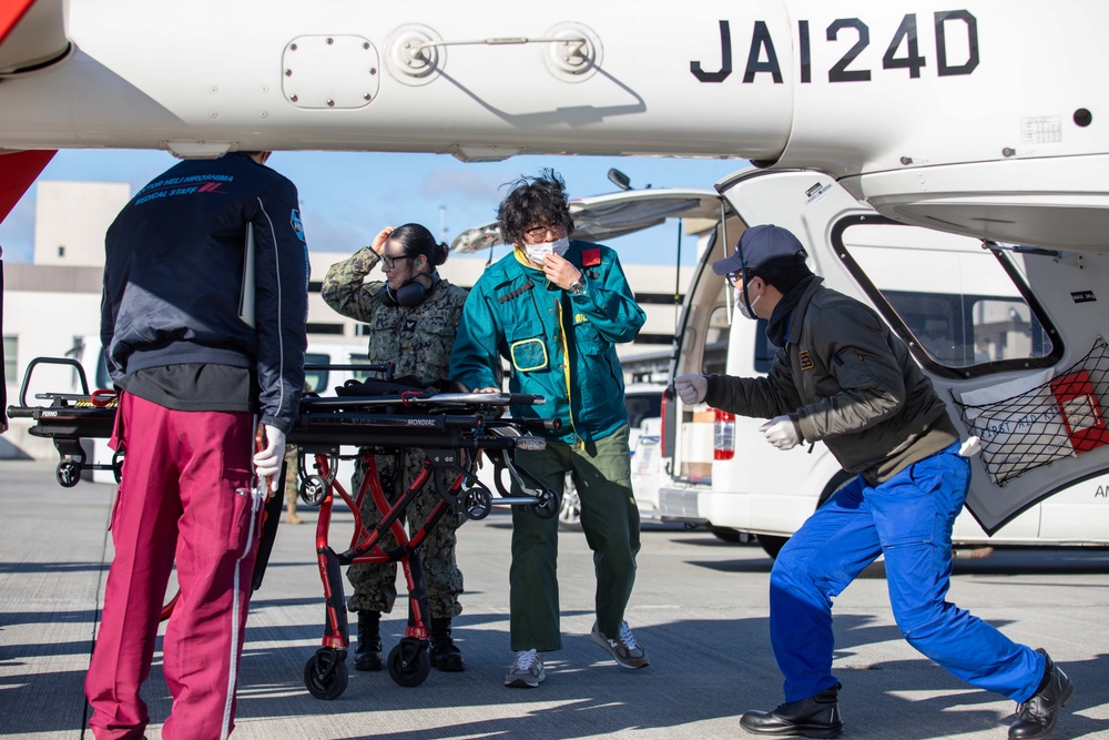 MCAS Iwakuni BHC conducts a simulated neonatal medevac with Hiroshima Prefectural Hospital