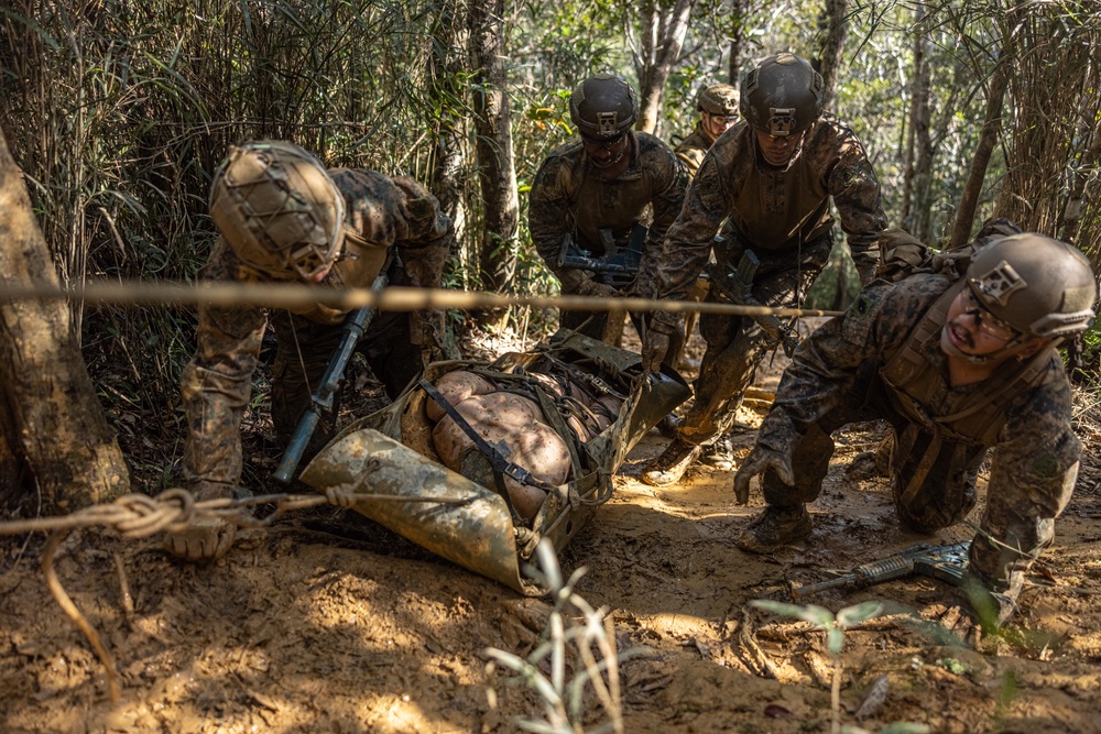 4th Marines | Company Jungle Exercise CasEvac Day 1