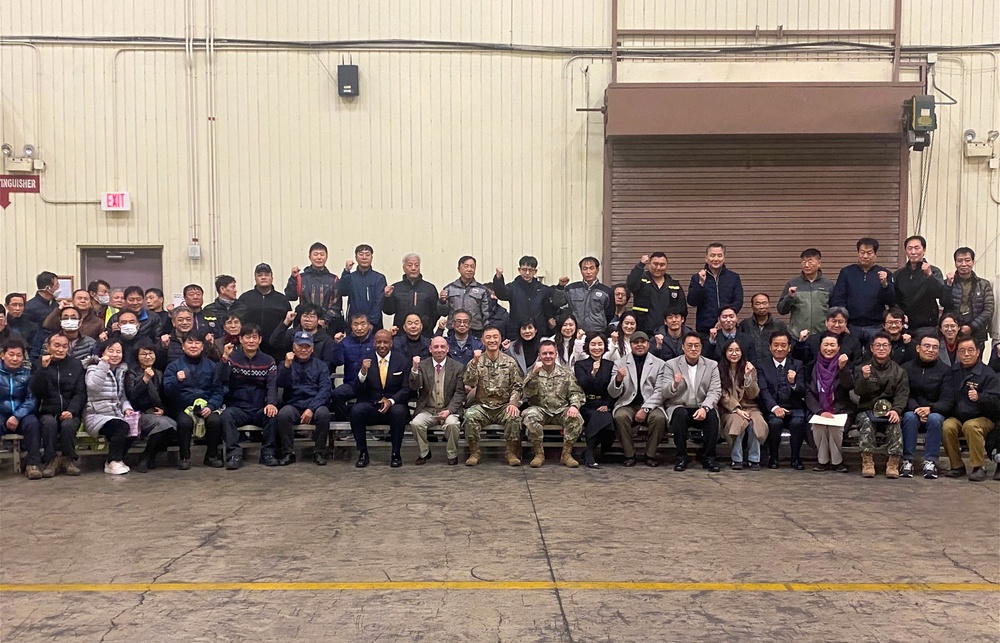 The U.S. Army Materiel Support Command - Korea's Busan Storage Center (BSC) employees, alongside members of Busan’s Republic of Korea partnership alliance were recognized.