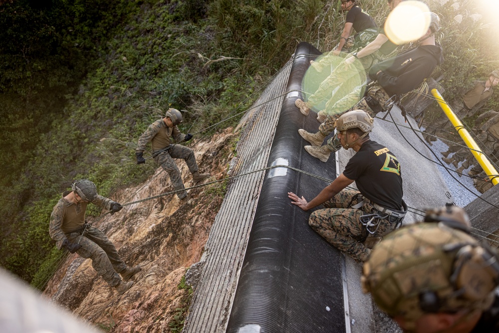 4th Marines | Company JEX Rappel Wall