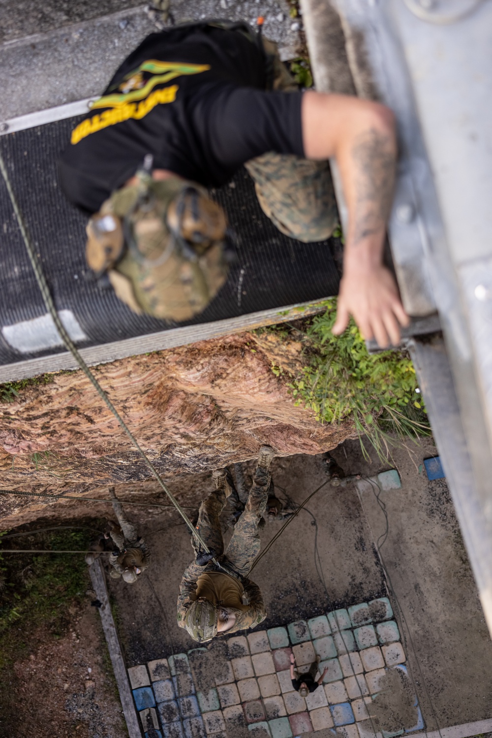 4th Marines | Company JEX Rappel Wall