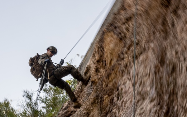 4th Marines | Company JEX Rappel Wall