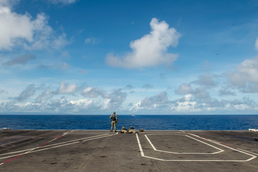 USS Carl Vinson (CVN 70) Transits the Surigao Strait