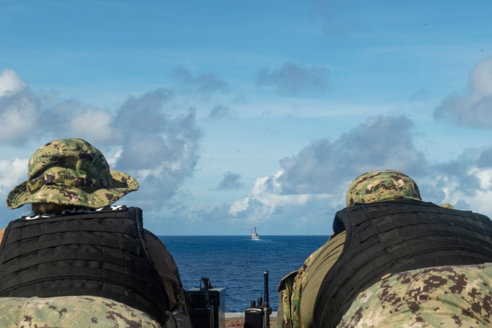 USS Carl Vinson (CVN 70) Transits the Surigao Strait