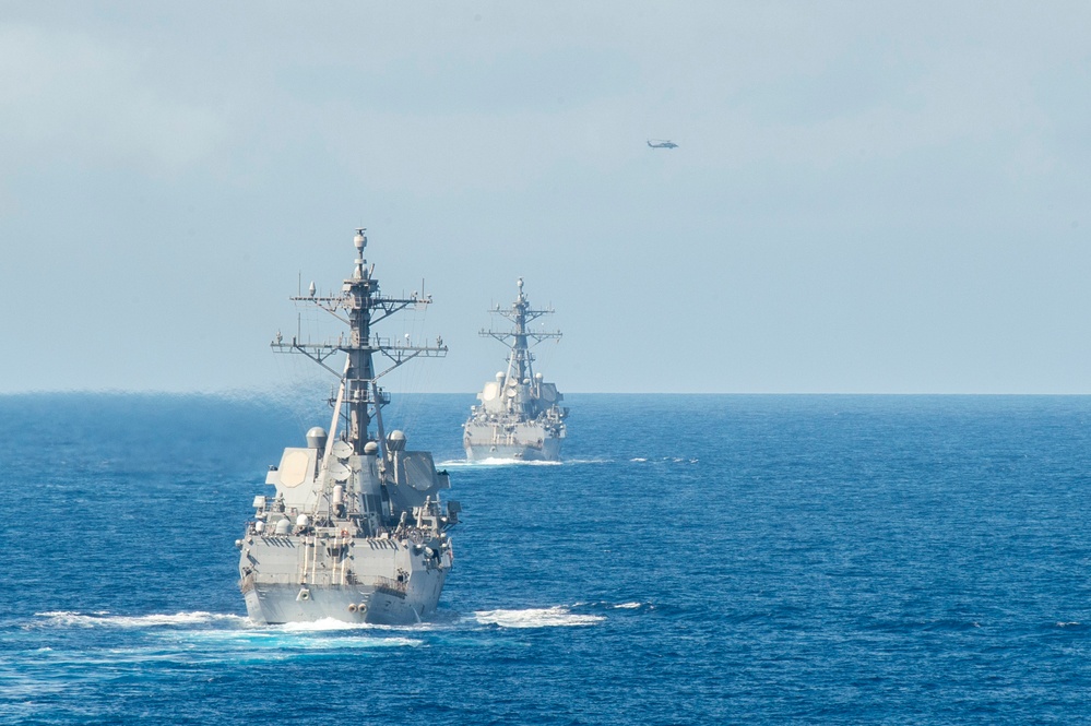 USS Carl Vinson (CVN 70) Transits the Surigao Strait