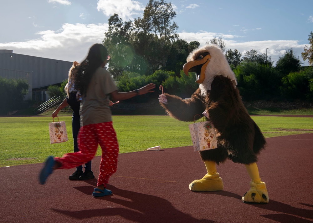 DoDEA Sigonella holds a Jingle Jog