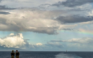 USS Carl Vinson (CVN 70) Transits the Surigao Strait