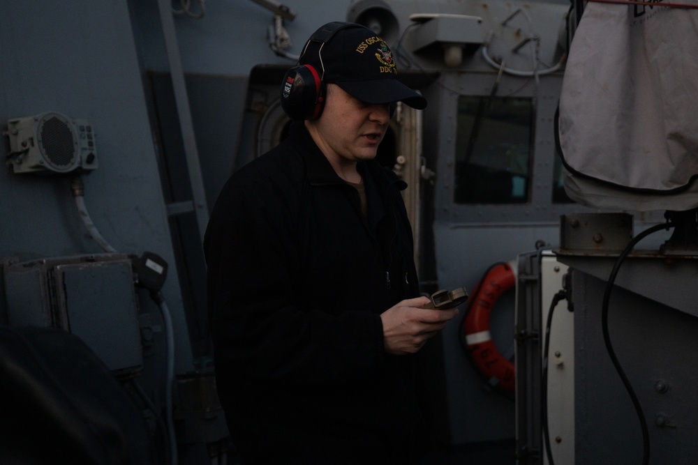 USS Oscar Austin (DDG 79) Conducts Live Fire Gunnery Exercise