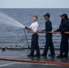 Sailors Conduct Fresh-Water Wash Down Aboard USS Oscar Austin (DDG 79)