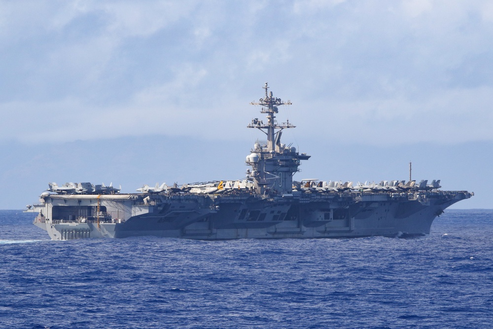 USS Carl Vinson (CVN 70) Transits the Surigao Strait