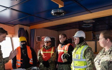 Military Sealift Command Reserve Sailors Support Expeditionary Port Unit Operations in Northern Germany