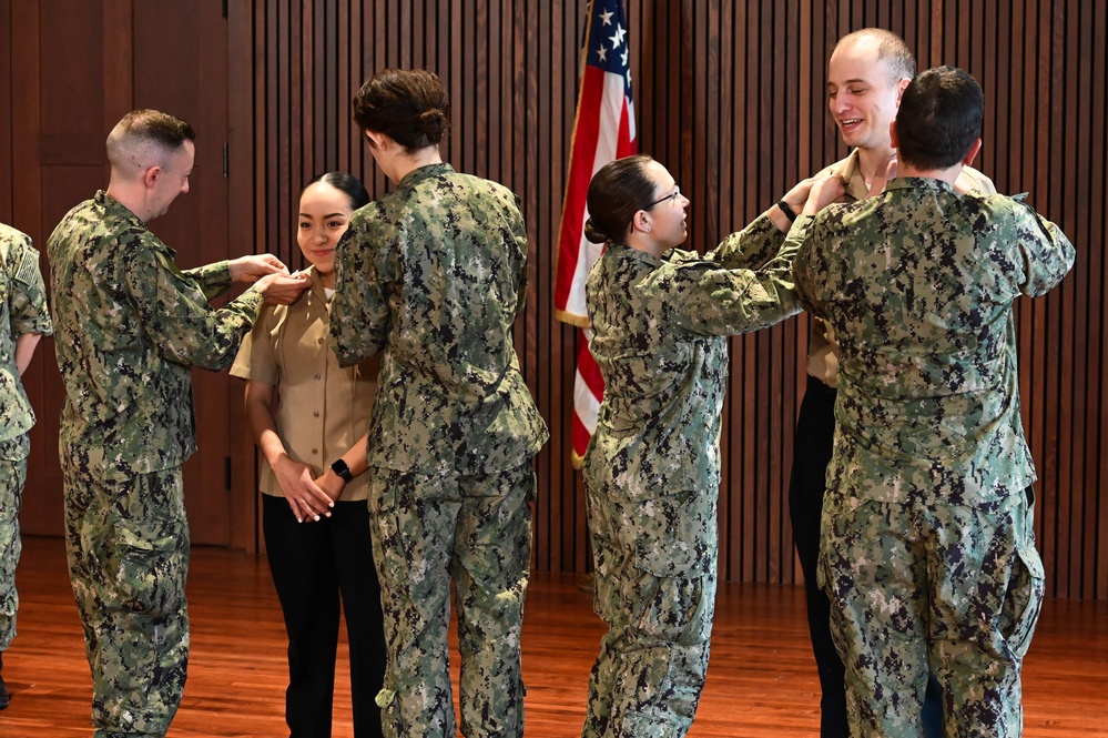 E6 Pinning Ceremony for Dana Dominguez and Nicholas Krol