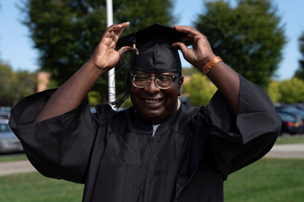 Chief Mass Communication Specialist Torrey Lee Receives College Diploma