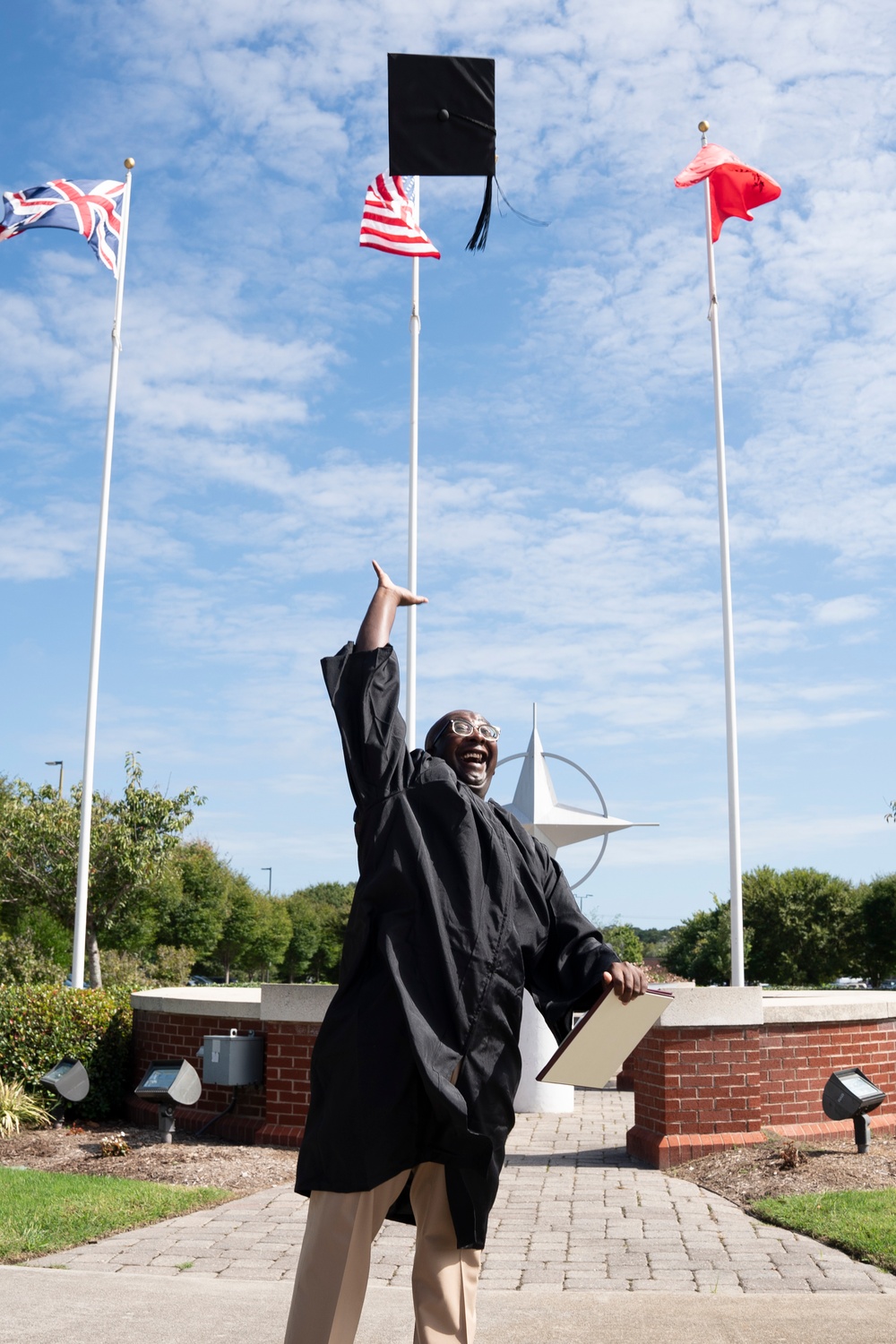 Chief Mass Communication Specialist Torrey Lee Receives College Diploma