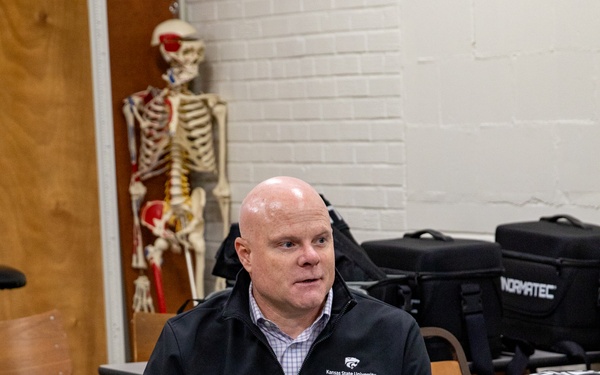 Soldiers from the Big Red One meet KState’s Athletic Department