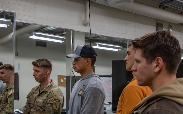 Soldiers from the Big Red One meet KState’s Athletic Department