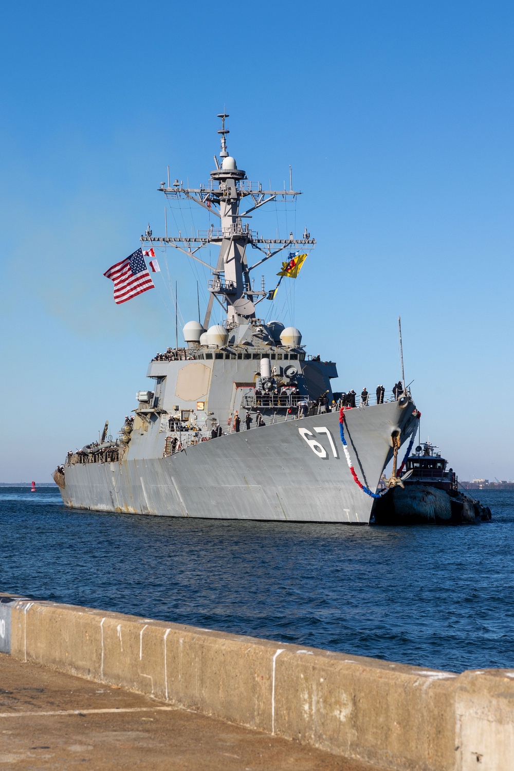 USS Cole Returns to Naval Station Norfolk