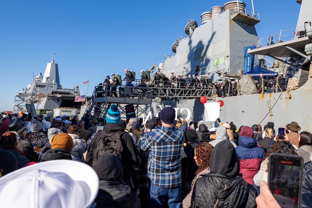 USS Cole Returns to Naval Station Norfolk