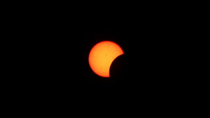 Eclipse Imagery during Training Flight