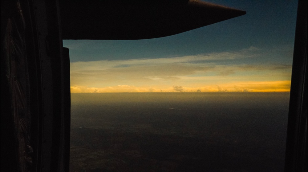 Eclipse Imagery during Training Flight