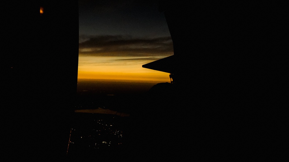 Eclipse Imagery during Training Flight