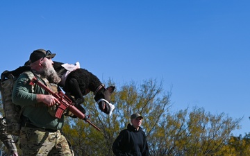 Dyess AFB hosts joint K-9 medical training