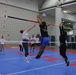 Marines Play Volleyball At AVCA Convention 2024