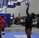 Marines Play Volleyball At AVCA Convention 2024