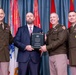 Nate Gorham and Col. Williams receive the Chief of Engineers Award of Excellence.