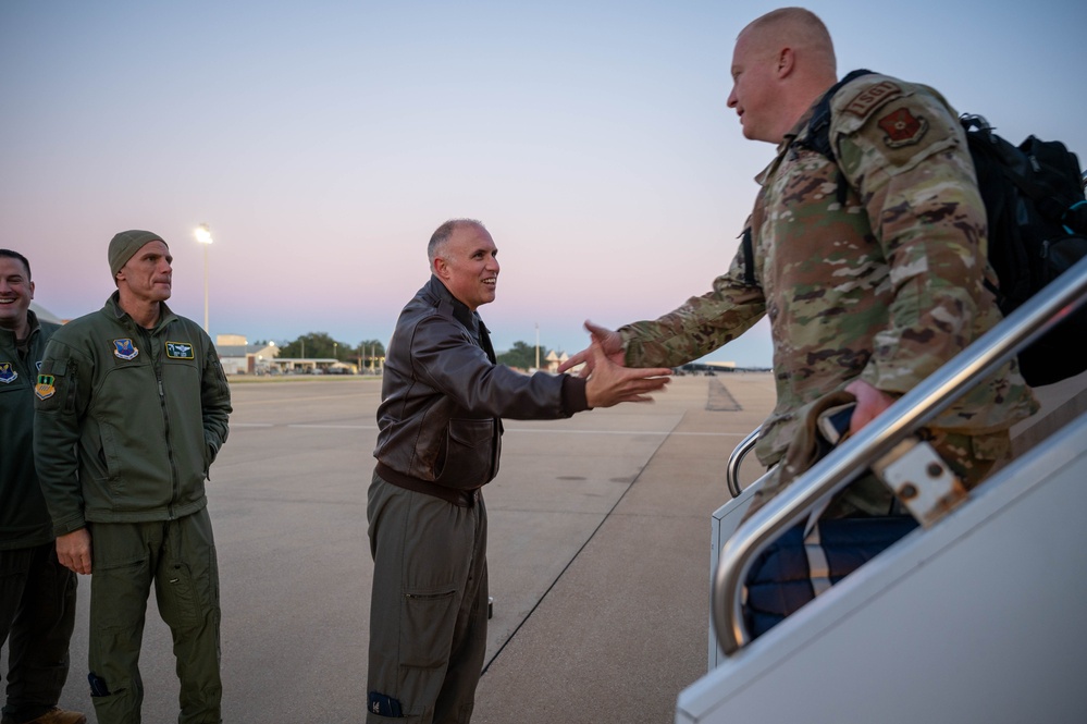 Airmen Return from a Six-Week Deployment