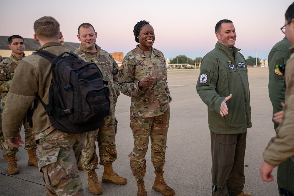 Airmen Return from a Six-Week Deployment