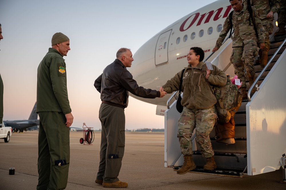 Airmen Return from a Six-Week Deployment