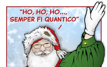 Ho ho ho! Checking list twice: Santa Claus coming to Quantico