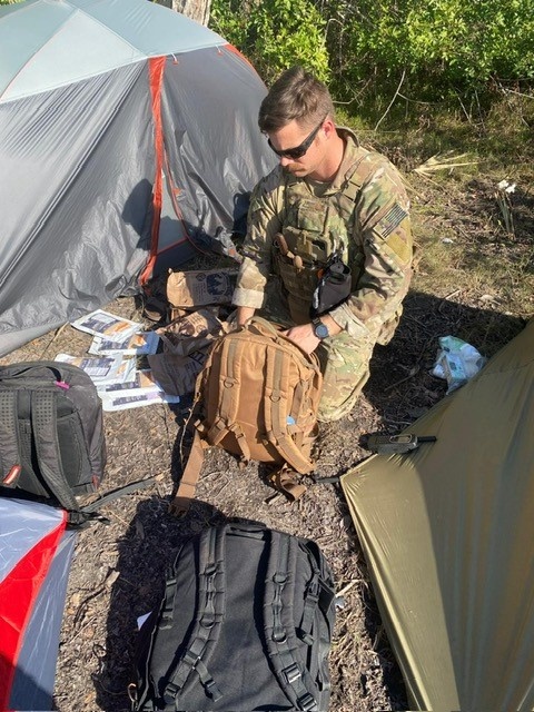 45th EOD Airmen conduct survival, ACE exercise