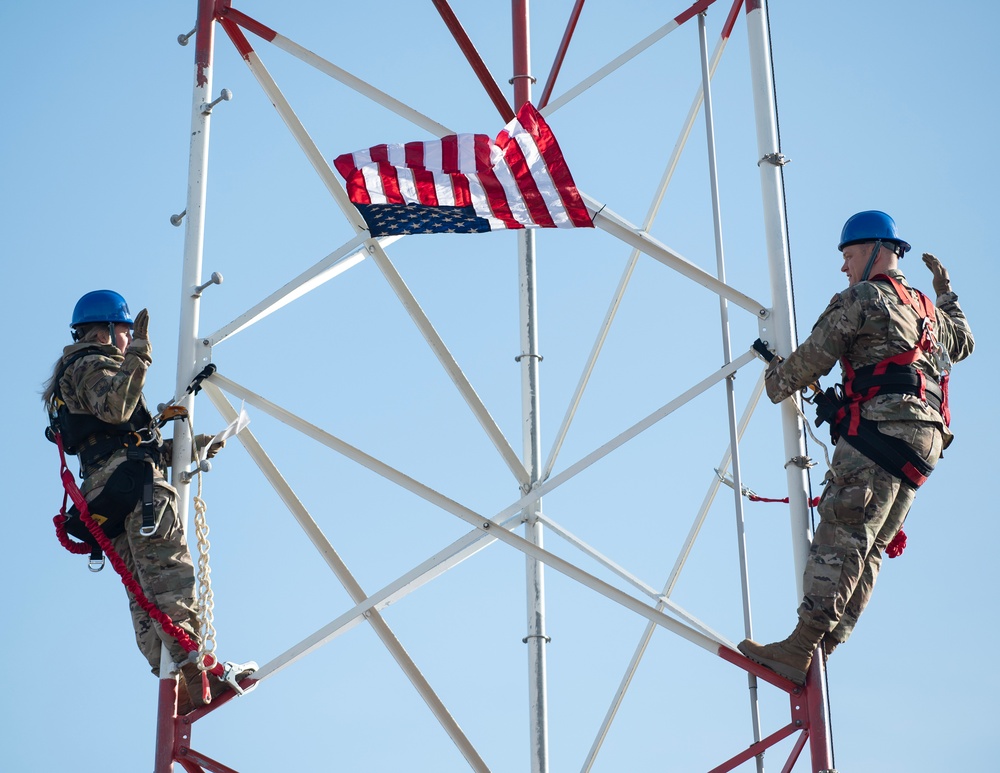 Reenlisting on a tower