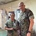 Cpl. Estrada receives the 1st MAW Marine of the Year Award