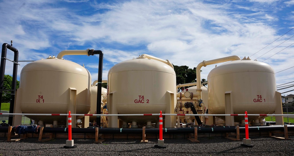 Halawa GAC Water Filtration Tanks