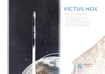 Space Force 5th Anniversary Poster Series - Victus Nox