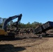 Hurricane Helene Recovery: Temporary Debris Management Site in McIntosh County, Georgia.