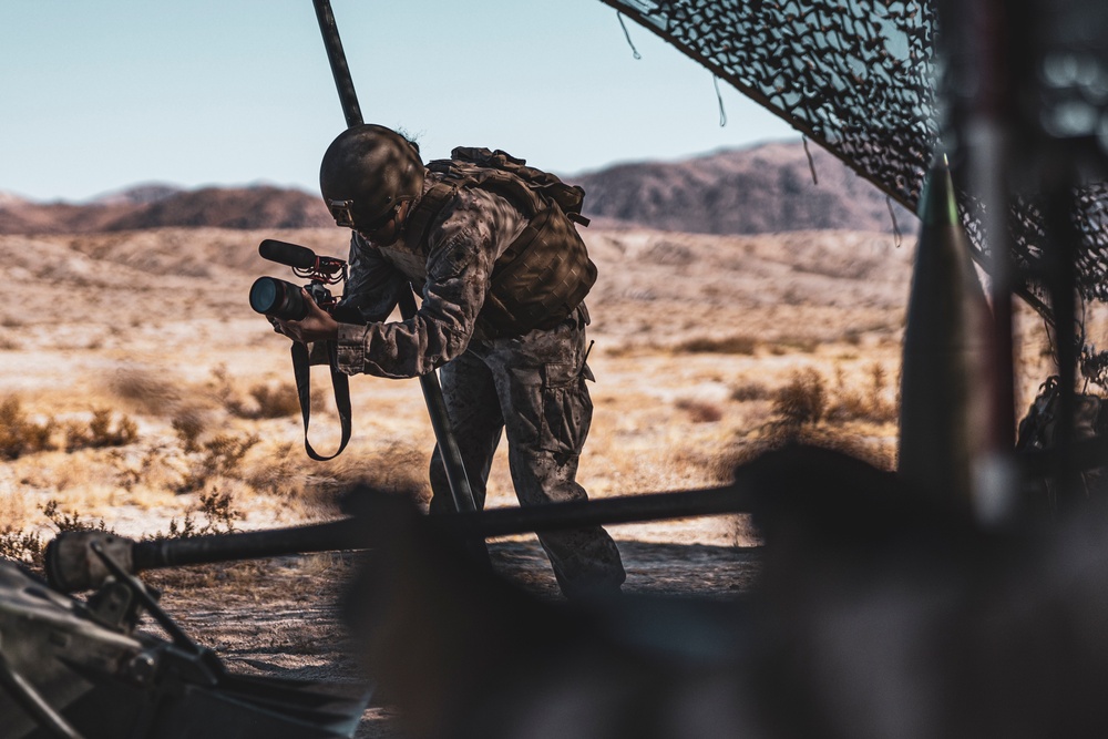 2/11 Marines fire M777 Howitzers during SLTE 0-25