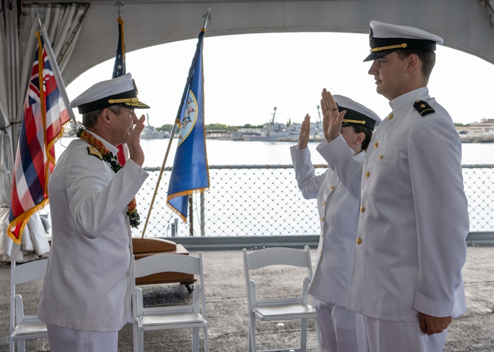 University of Hawaii at Manoa Navy ROTC Commissioning Ceremony