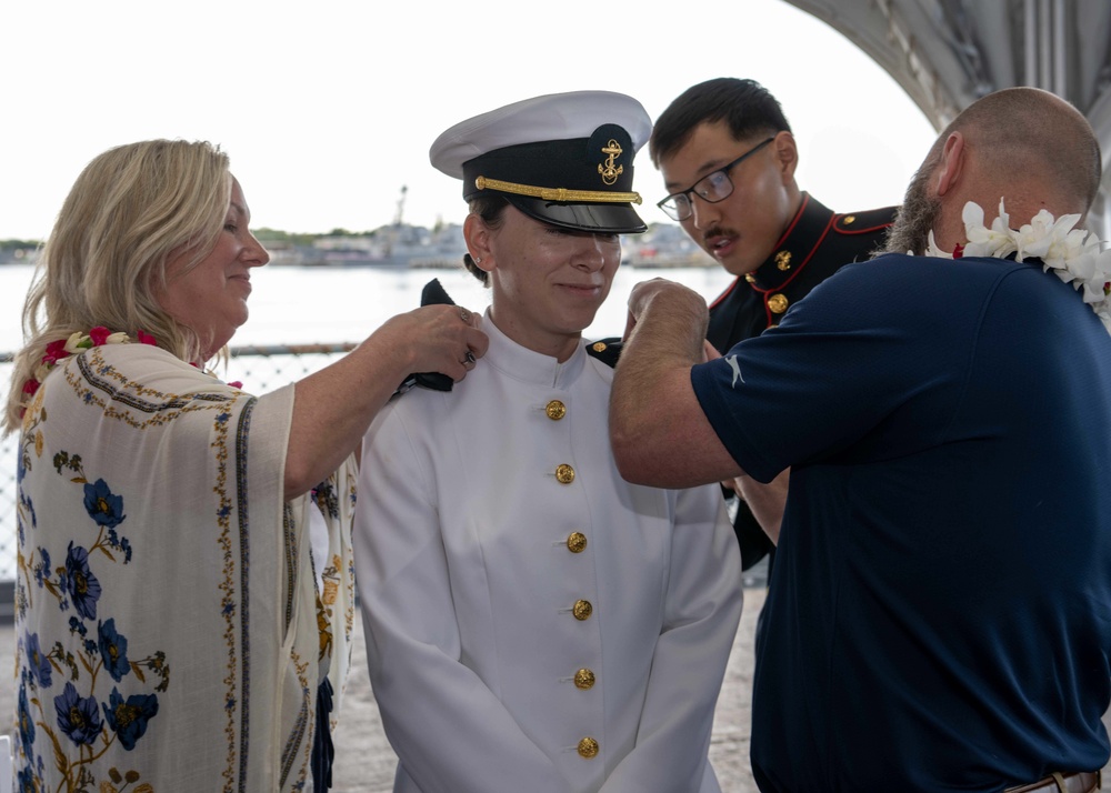 University of Hawaii at Manoa Navy ROTC Commissioning Ceremony