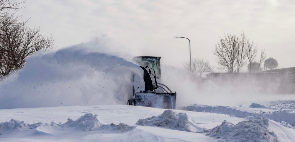 Team Minot clearing the way at MAFB