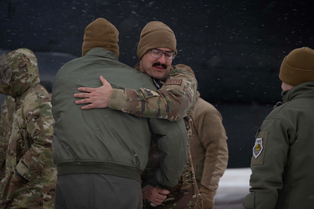 Team Minot welcomes back the 69th Expeditionary Bomb Squadron after a successful deployment